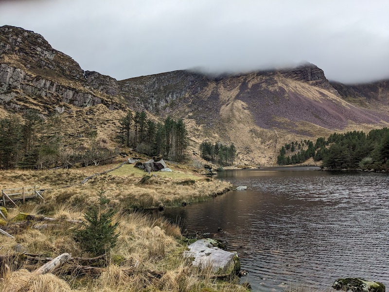 a photo of loch cam, in county kerry